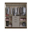 Ver imagem 2 de Guarda Roupas Casal 7 Portas 2 Gavetas Cancun 7000 Móveis Doripel