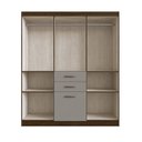 Ver imagem 5 de Guarda Roupas Casal 7 Portas 2 Gavetas Cancun 7000 Móveis Doripel