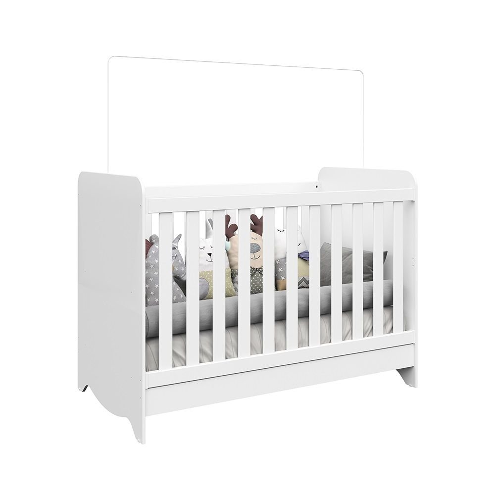 Berço Mini Cama Americano 100% MDF 3 em 1 Ben  - 2