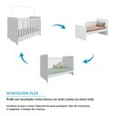 Ver imagem 5 de Berço Mini Cama Americano 100% MDF 3 em 1 Ben