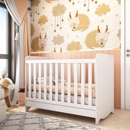 Berço Mini Cama Americano 100% MDF 3 em 1 Ben  - 1