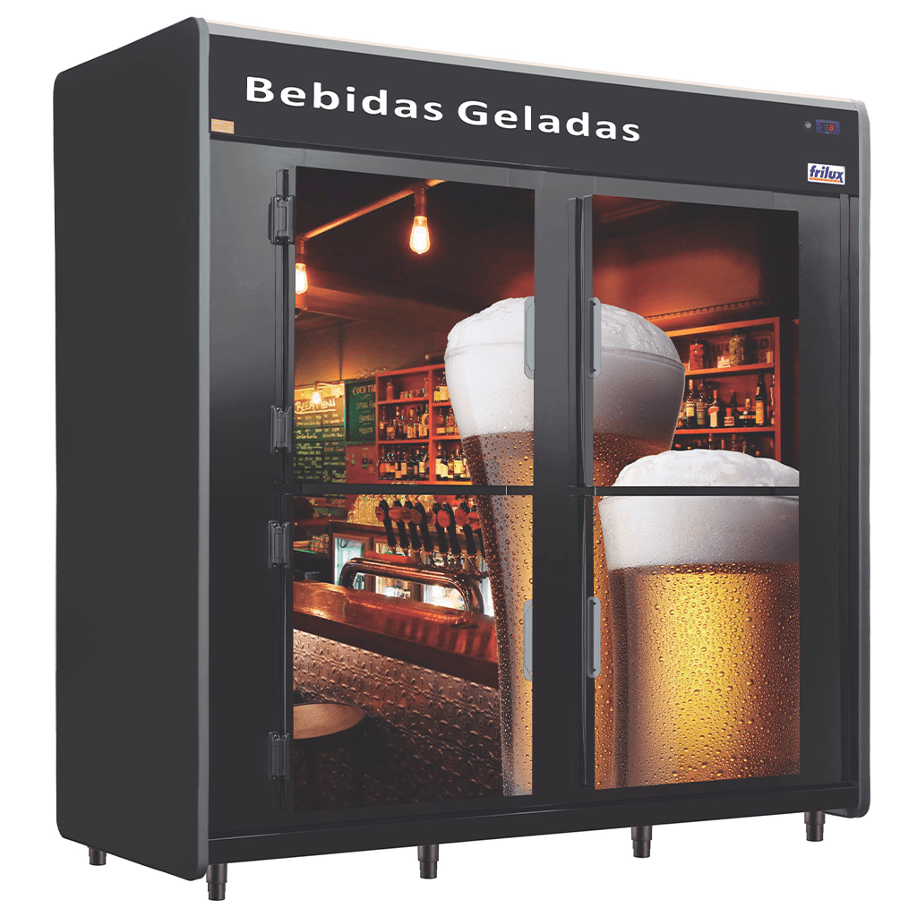 Mini Câmara Frilux Cervejeira 30 Caixas RF055 Plus 4 Portas 1800L 220v