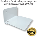 Ver imagem 2 de 6 Suportes de Parede para Livros Design Flutuante Aço Alta Resistência Branco
