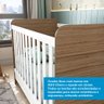 Berço Mini Cama Americano 100% MDF 3 em 1 Ben  - 8