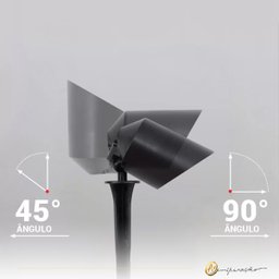 Espeto de Jardim Led 7w Luminatti Ip65 3000k Luz Quente Externo Ip65 - 5