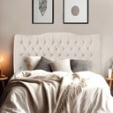 Ver imagem 2 de Cabeceira de Cama Box King 195cm Dunas - Veludo Bege Claro.