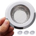 Ver imagem 5 de Kit 4 Ralinhos Ralo Pia Cozinha Tanques Inox Peneira 7cm