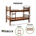 Ver imagem 4 de Beliche Reforçada em Madeira Maciça Imbuia