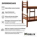 Ver imagem 5 de Beliche Reforçada em Madeira Maciça Imbuia