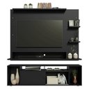 Ver imagem 3 de Rack com Painel para Tv até 60 Polegadas 180 Cm Preto Cancun Madesa Preto