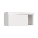 Ver imagem 1 de Armário Aéreo Modulado Solteiro 1 Porta Infinity Branco/Line