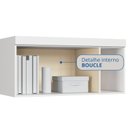 Ver imagem 5 de Armário Aéreo Modulado Solteiro 1 Porta Infinity Branco/Line