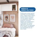 Ver imagem 7 de Armário Aéreo Modulado Solteiro 1 Porta Infinity Branco/Line