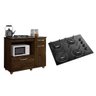Kit Balcão para Cooktop Cozinha Kaiki Violeta Rovere com Fogão Cooktop 4 Bocas Essencial Itatiaia Pr - 1