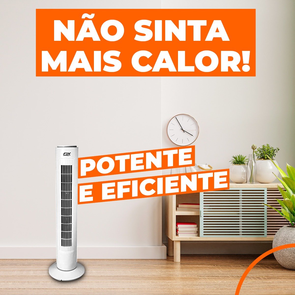 Circulador Ventilador de Ar Potente Design Inovador 110v - 8