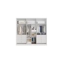 Ver imagem 2 de Guarda-roupa Casal 6 Portas 9 Gavetas 2,70m - Ibiza-branco - Bianchi Móveis