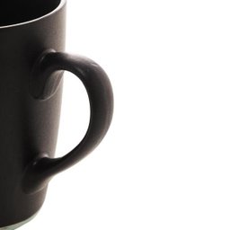 Caneca Em Cerâmica Bon Gourmet Thankful Preto E Azul 340ml - 6