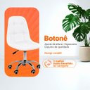 Ver imagem 3 de Kit 4 Cadeiras Office Botonê Giratória Ergonômica para Escritório Branco