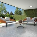 Ver imagem 2 de Chaise Quadrada Maldivas em Corda Náutica Laranja - Tecido Duna Cru