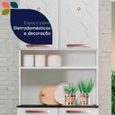 Ver imagem 5 de Paneleiro em Aço Mirage 4 Portas 3 Prateleiras Branco - Telasul