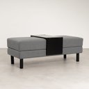 Ver imagem 1 de Conjunto Puff Baú 120cm e Bandeja Antúrio CabeCasa MadeiraOriginals