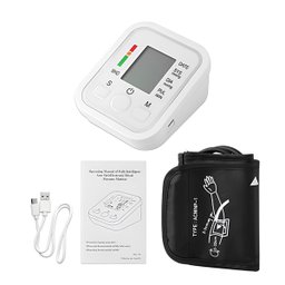 Aparelho de Pressão Arterial Automático Digital com Monitor Inteligente Portátil de Braço:branco - 1