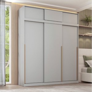 Guarda-roupa Modular 2 Peças 6 Portas de Correr Jade CabeCasa MadeiraOriginals