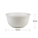 Ver imagem 3 de Bowl de Porcelana New Bone Pearl Branco 15 x 7 cm Casa Del Grande