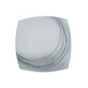 Ver imagem 2 de Conjunto 6 Pratos Quadrado Jantar Porcelana Italiana Bugatti