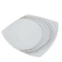 Ver imagem 1 de Conjunto 6 Pratos Quadrado Jantar Porcelana Italiana Bugatti