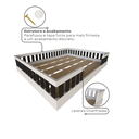 Ver imagem 6 de Cama Infantil Montessoriana Cori Casal Yescasa Branco/Preto