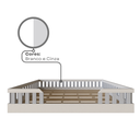 Ver imagem 7 de Cama Infantil Montessoriana Casal Cori Yescasa Branco/Cinza Cristal