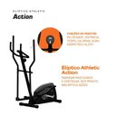 Ver imagem 5 de Elíptico Athletic Action 8 Níveis Magnéticos Suporta 140kg Silencioso e sem Impacto Treino Completo