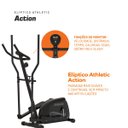 Ver imagem 7 de Elíptico Athletic Action 8 Níveis Magnéticos Suporta 140kg Silencioso e sem Impacto Treino Completo