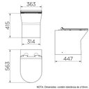 Ver imagem 4 de Vaso Sanitário Convencional Docol Lift 968966 Redondo Branco Esmaltado