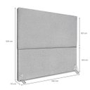 Ver imagem 3 de Cabeceira Cama Box Casal Queen 160 Cm Estofada Revestida em Linho Exclusivo