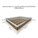 Ver imagem 2 de Cama Infantil Montessoriana Casal Cori Yescasa Branco/Carvalho Mel