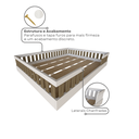 Ver imagem 7 de Cama Infantil Montessoriana Casal Cori Yescasa Branco/Carvalho Mel