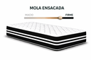 Ver imagem 4 de Kit Cama Box Baú Solteiro 88x188 cm + Colchão Molas Ensacada Solteiro 20 cm Preto Suede