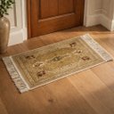 Ver imagem 2 de Tapete Persa Bege Ideal para Quarto e Hall de Entrada 57x90