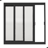 Janela de Alumínio de Correr Lateral 2 Folhas Móveis 60 X 60 Cor Preta - 3