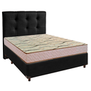 Ver imagem 1 de Cama + Box Preto e Colchão D33 Casal - Maxsono Paropas + Cabeceira