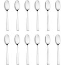 Ver imagem 1 de Conjunto 12 Colheres de Mesa Aço Inox 20,5cm Pisa Wolff Talheres Mesa Posta Sopas Caldos Refeiçõ