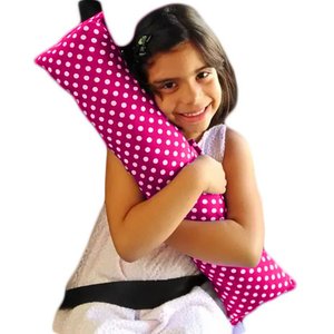 Protetor Infantil Almofada de Cinto de Segurança Estampado - pink poÃ¡