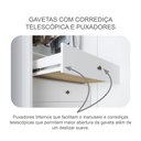 Ver mais imagens de Guarda-Roupa Diamond 6 Gavetas com 1 Porta Espelhada Neve Novo Horizonte