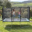 Ver imagem 7 de Cama Elástica Trampolim Pula Pula Retangular Premium Preto 213 cm X 305 cm Vg +