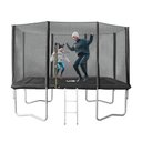 Ver imagem 1 de Cama Elástica Trampolim Pula Pula Retangular Premium Preto 213 cm X 305 cm Vg +
