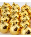 Ver imagem 2 de Bolas Dourada Brilhantes Enfeite Árvore Natal Kit 16PÇS 70mm