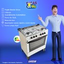 Ver imagem 2 de Fogao 5b Braslar Sirius Plus C/ Acend. - 10020057