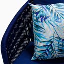 Ver imagem 4 de Sofá 3 Lugares em Corda Náutica e Alumínio e Pés de Madeira - Trama Moveis